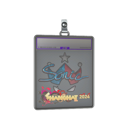 Sticker Slab | Sonic (Glitter) | Shanghai 2024