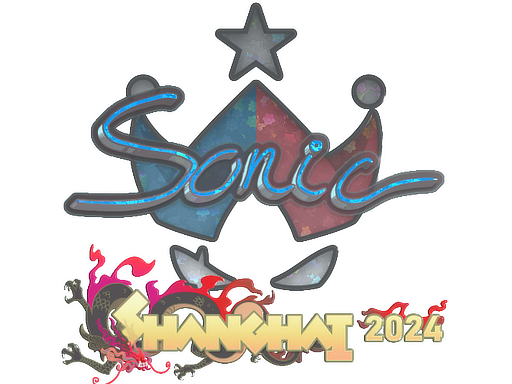 Sticker | Sonic (Glitter) | Shanghai 2024