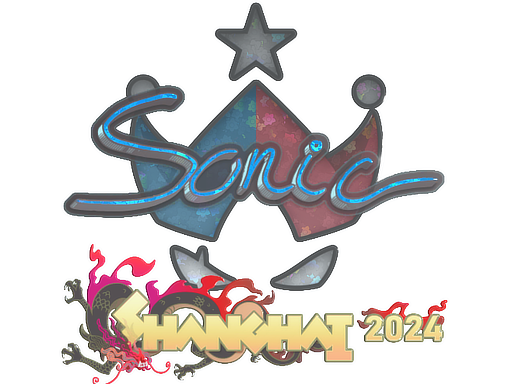 Sticker | Sonic (Glitter) | Shanghai 2024