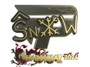 Sticker | snow (Gold) | Shanghai 2024