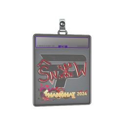 Sticker Slab | snow (Glitter) | Shanghai 2024