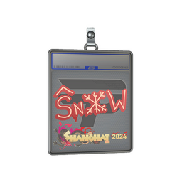 Sticker Slab | snow | Shanghai 2024