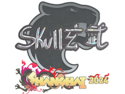 Sticker | skullz (Glitter) | Shanghai 2024