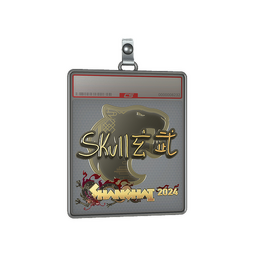 Sticker Slab | skullz (Gold) | Shanghai 2024