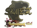 Sticker | skullz (Gold) | Shanghai 2024