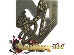 Sticker | siuhy (Gold) | Shanghai 2024