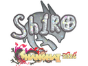 Sticker | sh1ro (Glitter) | Shanghai 2024
