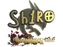 Sticker | sh1ro (Gold) | Shanghai 2024
