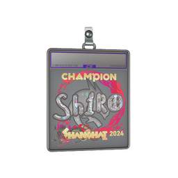 Sticker Slab | sh1ro (Glitter, Champion) | Shanghai 2024
