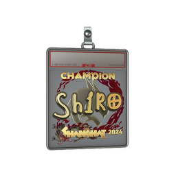 Sticker Slab | sh1ro (Gold, Champion) | Shanghai 2024