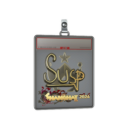 Sticker Slab | susp (Gold) | Shanghai 2024