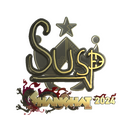 Sticker | susp (Gold) | Shanghai 2024