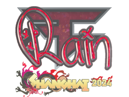 Sticker | rain (Glitter) | Shanghai 2024