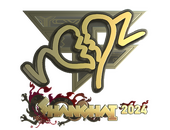 Sticker | ropz (Gold) | Shanghai 2024