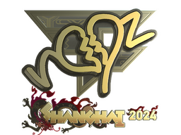 Sticker | ropz (Gold) | Shanghai 2024