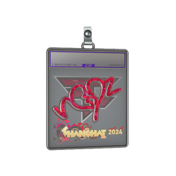 Sticker Slab | ropz (Glitter) | Shanghai 2024