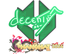 Sticker | decenty | Shanghai 2024