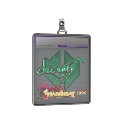 Sticker Slab | decenty (Glitter) | Shanghai 2024