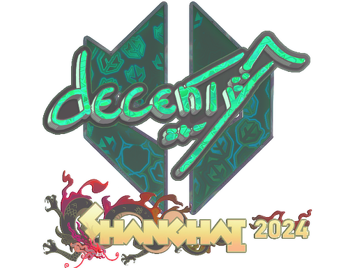 Sticker | decenty (Holo) | Shanghai 2024