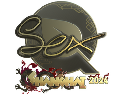 Sticker | dexter (Gold) | Shanghai 2024
