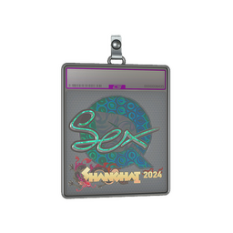 Sticker Slab | dexter (Holo) | Shanghai 2024