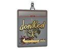 Sticker Slab | donk (Gold) | Shanghai 2024