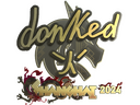 Sticker | donk (Gold) | Shanghai 2024