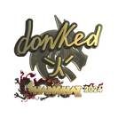 Sticker | donk (Gold) | Shanghai 2024