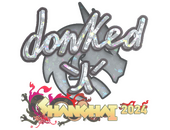 Sticker | donk (Glitter) | Shanghai 2024