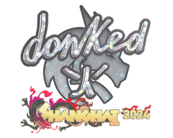 Sticker | donk (Glitter) | Shanghai 2024