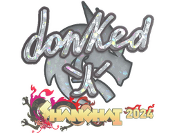 Sticker | donk (Glitter) | Shanghai 2024