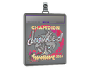 Sticker Slab | donk (Glitter, Champion) | Shanghai 2024