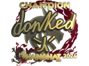 Sticker | donk (Gold, Champion) | Shanghai 2024