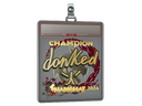 Sticker Slab | donk (Gold, Champion) | Shanghai 2024