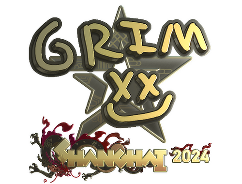 Autocolante | Grim (Gold) | Xangai 2024