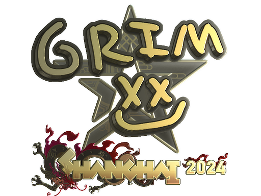Sticker | Grim (Gold) | Shanghai 2024