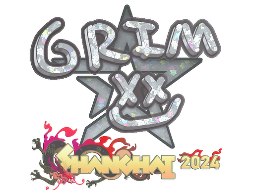 Sticker | Grim (Glitter) | Shanghai 2024
