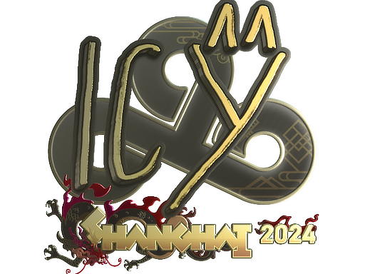 Sticker | ICY (Gold) | Shanghai 2024