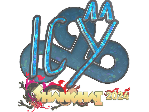 Sticker | ICY (Glitter) | Shanghai 2024
