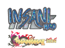 Sticker | insani (Glitter) | Shanghai 2024