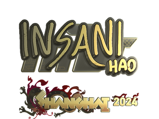 Sticker | insani (Gold) | Shanghai 2024