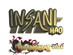 Sticker | insani (Gold) | Shanghai 2024