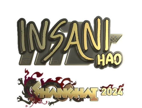 Aufkleber | insani (Gold) | Shanghai 2024