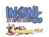 Sticker | insani (Holo) | Shanghai 2024