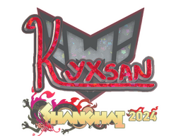 Sticker | kyxsan (Glitter) | Shanghai 2024
