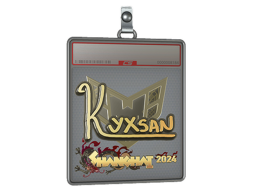 Sticker Slab | kyxsan (Gold) | Shanghai 2024