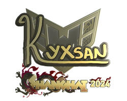 Sticker | kyxsan (Gold) | Shanghai 2024