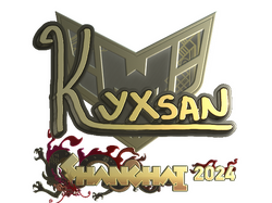 Sticker | kyxsan (Gold) | Shanghai 2024