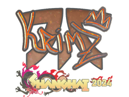 Sticker | KRIMZ (Glitter) | Shanghai 2024