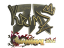 Sticker | KRIMZ (Gold) | Shanghai 2024